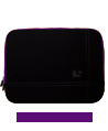 (Black/Purple Trim) Microsuede 15 Carry