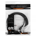 Sumaclife USB 2.0 A-Male to A-Male Cable -black 